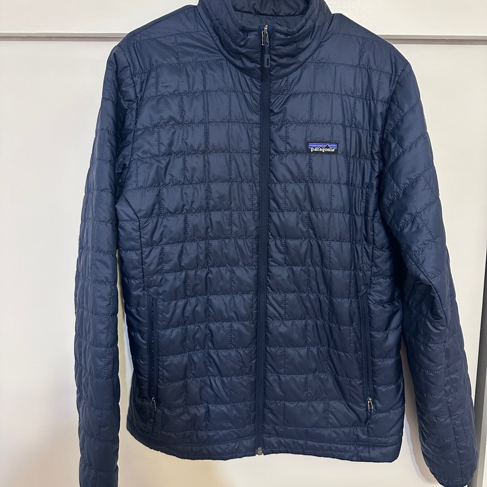 Patagonia Men's Deep Blue Puffer Jacket